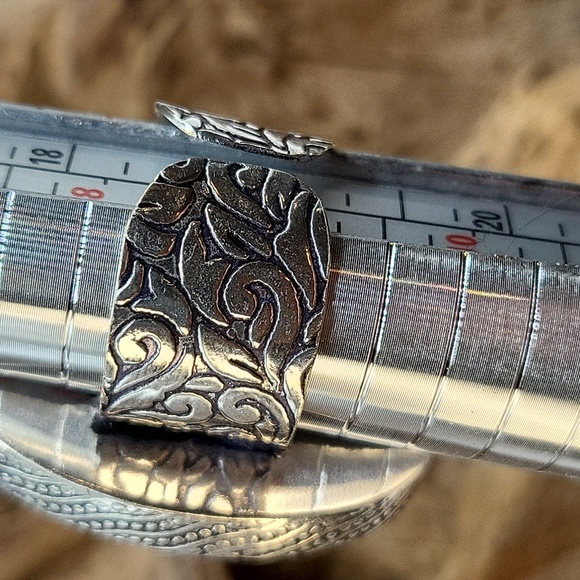 Beautiful Adjustable Sodalite Ring - 925 Plated - NWT - Picture 7 of 7